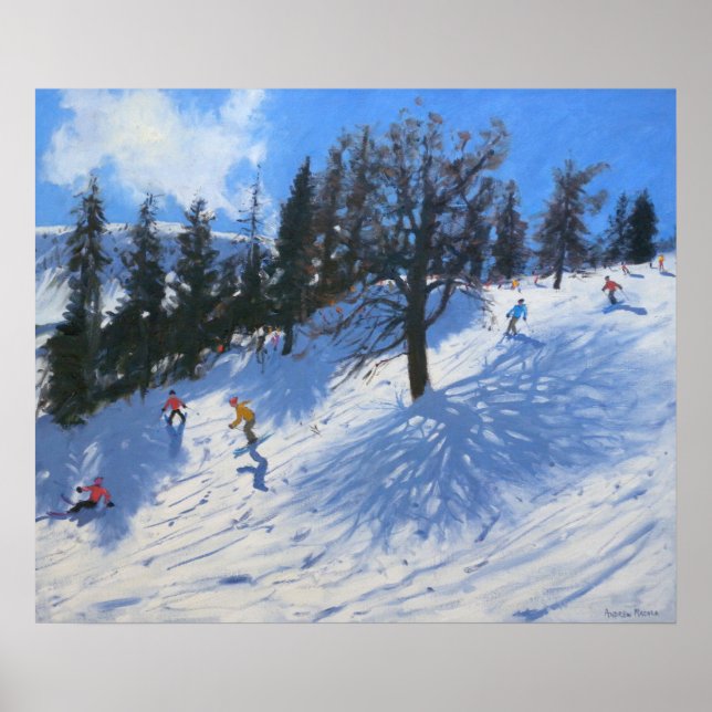 Vår skiers Verbier 2010 Poster (Framsidan)