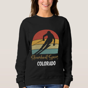 Vår Skiing Colorado Funny Snö Ski t Shirt
