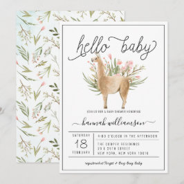 Vår skogsmark | Baby Shower-inbjudan Inbjudningar