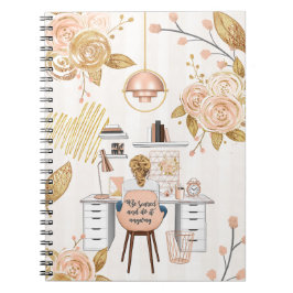 Var Skrämt och gör det ändå Anteckningsbok