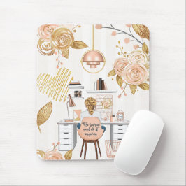 Var Skrämt och gör det ändå Musmatta