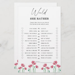 Vår skulle hellre vilja ha möhippa-spel