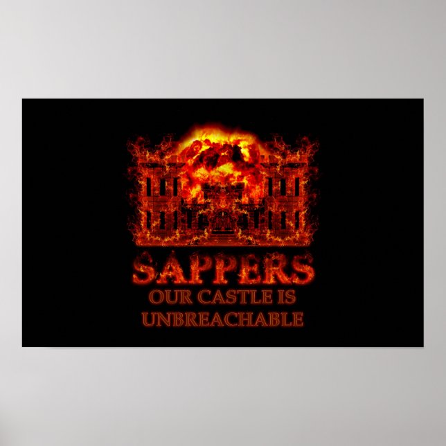 Vår slott är oantastbar poster (Framsidan)