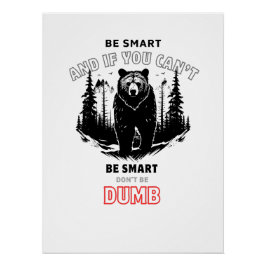 Var smart - öronkampanj perfect poster