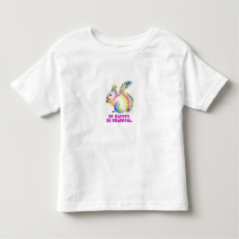 Var smart. Var färgrik - Akvarell Ekorre T Shirt