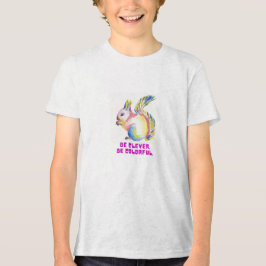 Var smart. Var färgrik - Akvarell ekorre T Shirt
