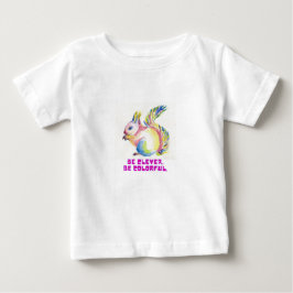 Var smart. Var färgrik - Vattenfärg ekorre T Shirt