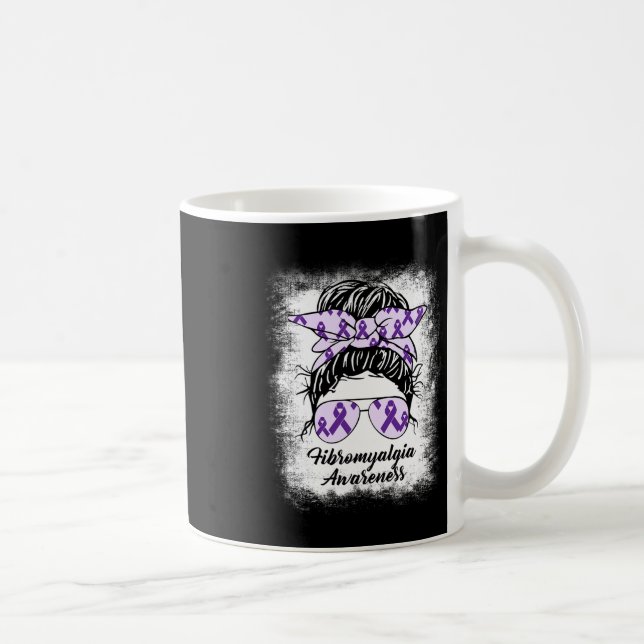 Var snäll att vara Fibromyalgia Awareness Messy Bu Kaffemugg (Höger)