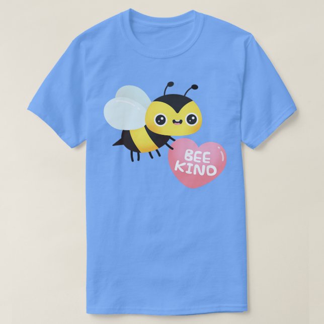 Var snäll Bee Kind Pun T Shirt (Design framsida)