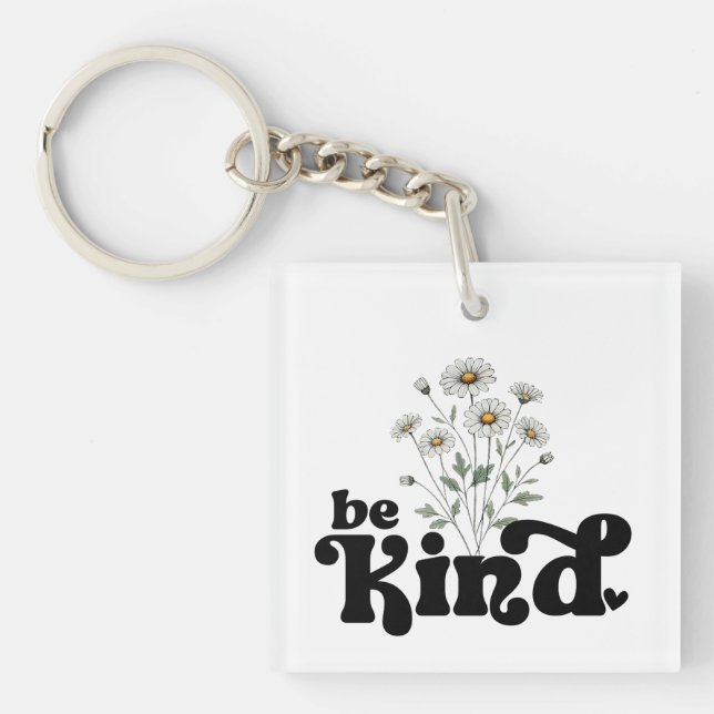 Var snäll Daisy – minimalistisk svart typografi bl (Framsidan)