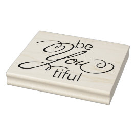 Var snäll - du är vacker stämpel