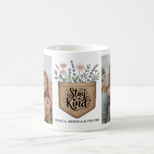 "Var snäll" fickformat blomsterfoto-mugg Kaffemugg