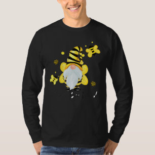 Var snäll Gnome och Bee Hippy Gnome 3 T Shirt