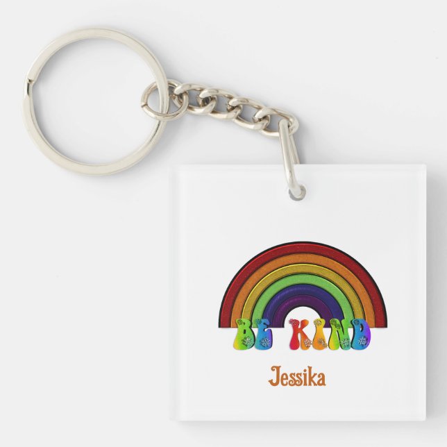 Var snäll HBTQ regnbåge Positivitet  (Framsidan)