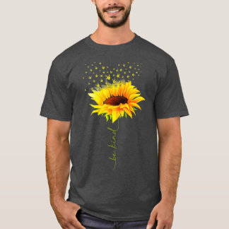 Var snäll Hippie Solros i Kärlek, du Döv ASL T Shirt