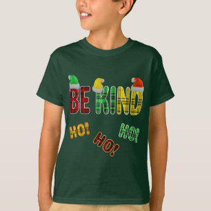 VAR SNÄLL HO HO HO ROlig JUL RANDIG Citat T Shirt