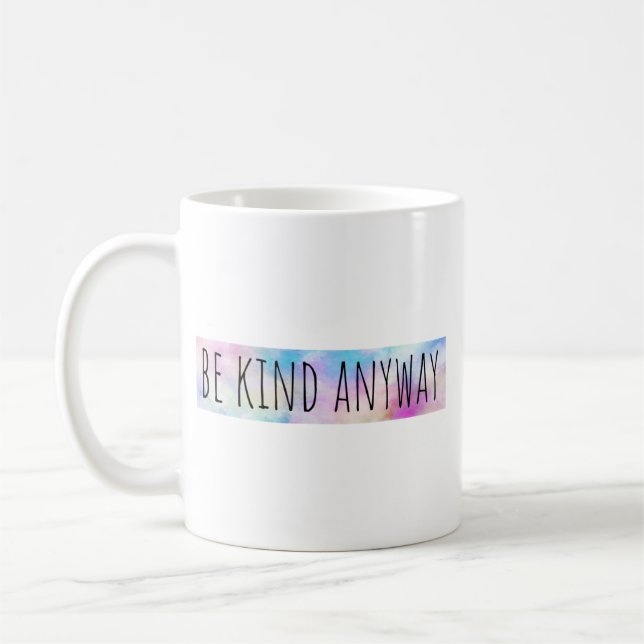 Var snäll i alla fall kaffemugg (Vänster)