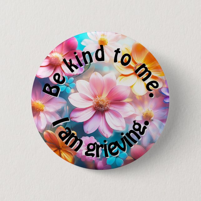 Var snäll. Jag är Griving. Knapp (Framsida)