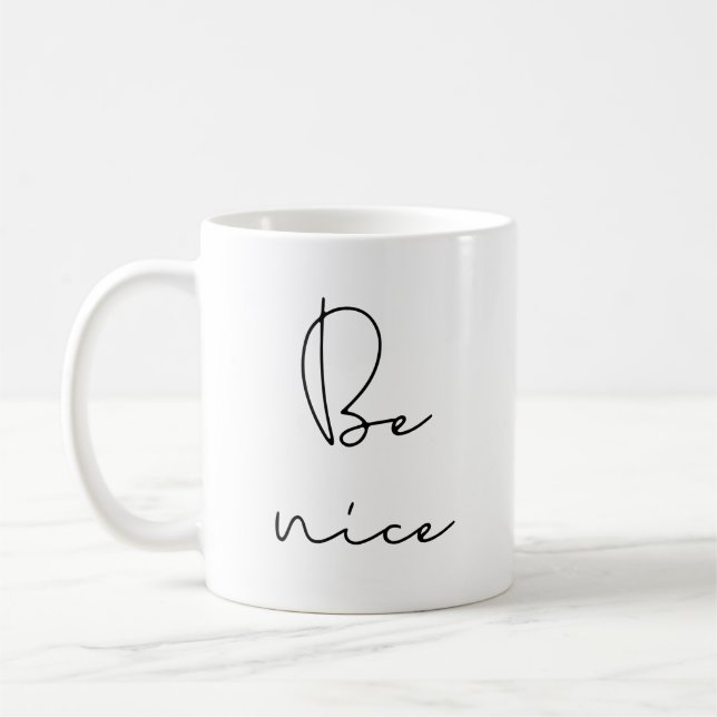 Var snäll kaffemugg (Vänster)