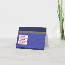 Var snäll. Modig 4 tum x 5,6 tum