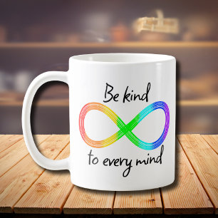 Var snäll mot alla sinnen - Autism Acceptance Rain Kaffemugg