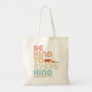 Var snäll mot alla slag, Vegan Vegetarian Tee Tygkasse