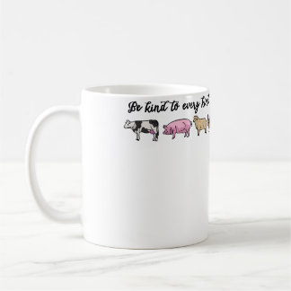 Var snäll mot alla sorter kaffemugg