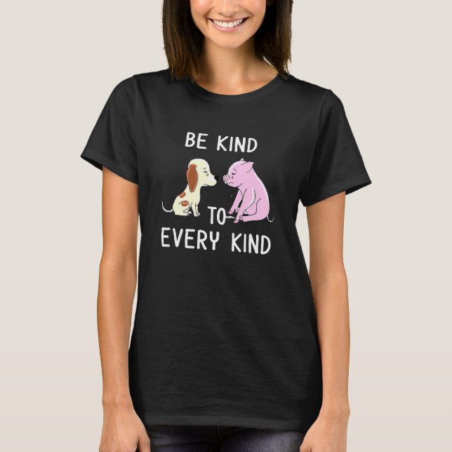 Var snäll mot alla sorter t shirt (Framsida)