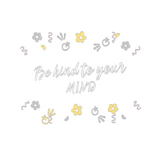 Var snäll mot dig Mental Health T-Shirt