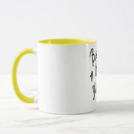 Var snäll mot dig själv Motivationscitat Kaffemugg