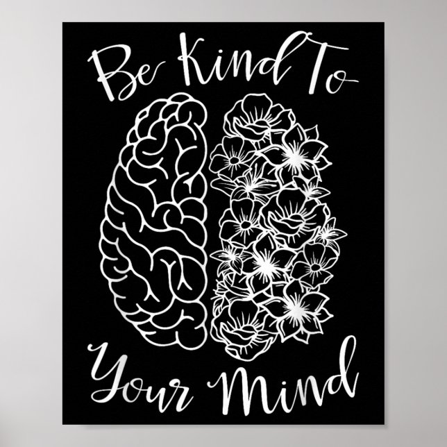 Var snäll mot din mentala hälsa som tandvårdare poster (Framsidan)