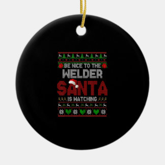 Var snäll mot din walders fina julwalder julgransprydnad keramik