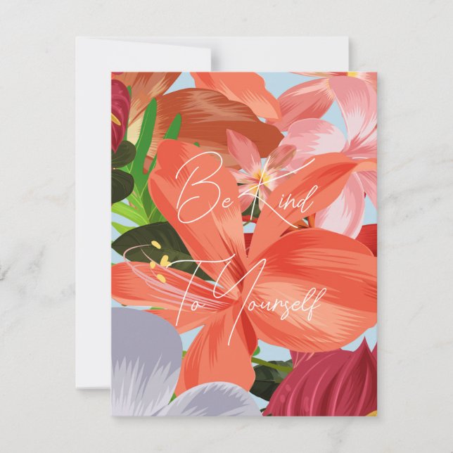 Var snäll mot ditt eget platta kort (Framsida)