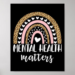 Var snäll mot ditt sinne för mentalhälsoproblem me poster