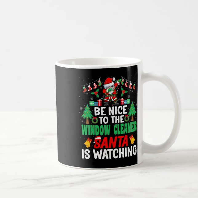 Var snäll mot fönstrets renare tomtetvättare kaffemugg (Höger)