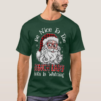Var snäll mot Lunchen i Dam som tittar på Kristus T Shirt