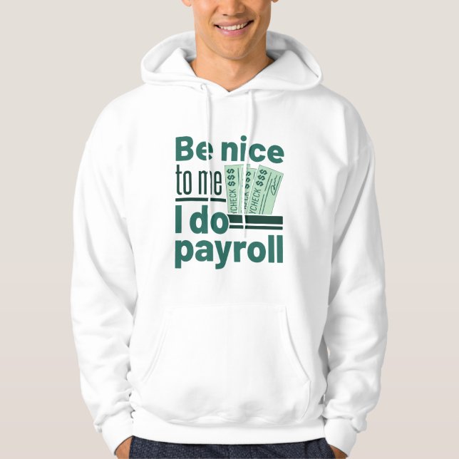Var snäll mot mig.. Jag betalar Hoodie (Framsida)