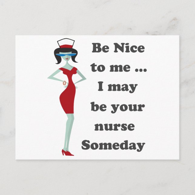 Var snäll mot mig vykort (Framsida)