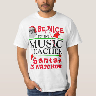 Var snäll mot musikläraren t-shirt