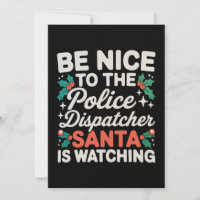 Var Snäll Mot Polisens Disponent Jultomten Tittar 