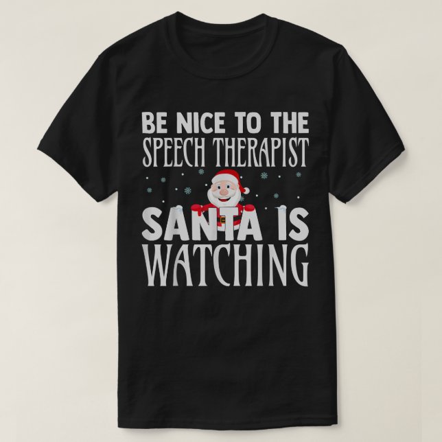 Var snäll mot Tal-terapisttomten som tittar. T Shirt (Design framsida)