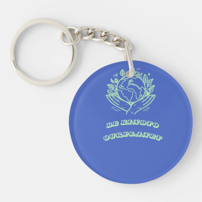 Var snäll mot vår planet: Caring Hands Earth Tee (Framsidan)