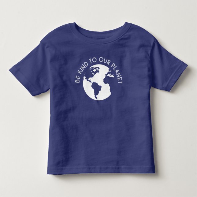 Var snäll mot vår planet t shirt (Framsida)
