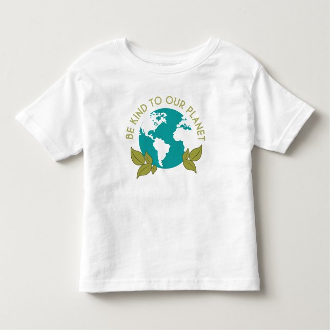 Var snäll mot vår planet t shirt (Framsida)