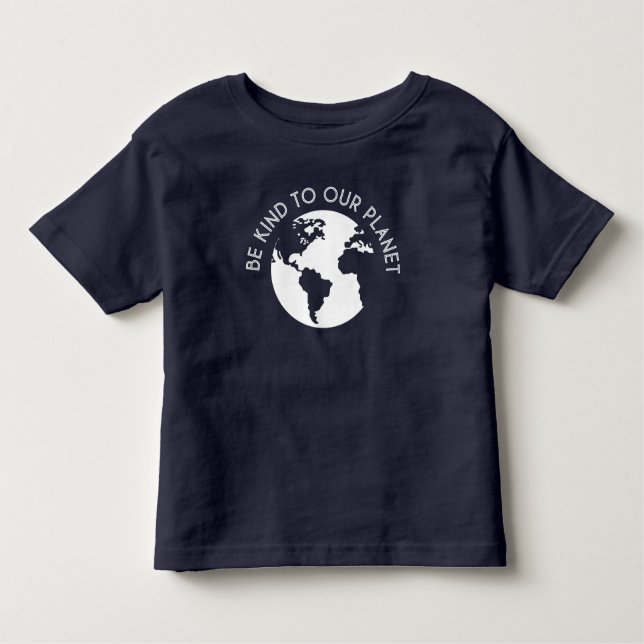 Var snäll mot vår planet t shirt (Framsida)