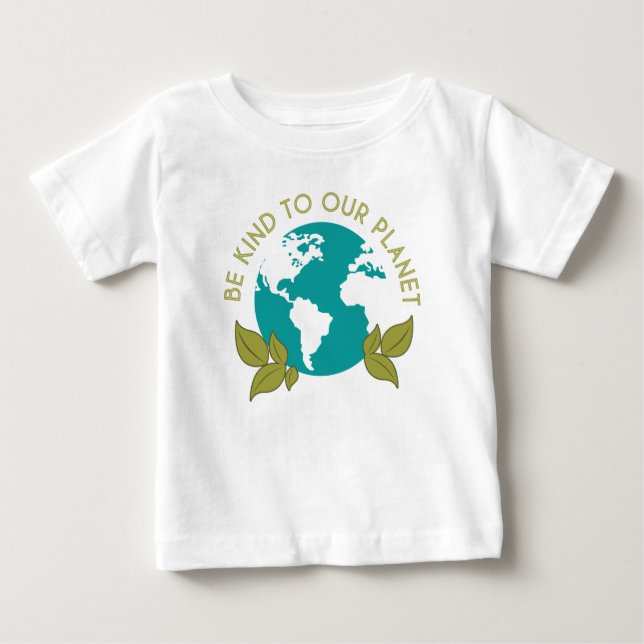 Var snäll mot vår planet t shirt (Framsida)