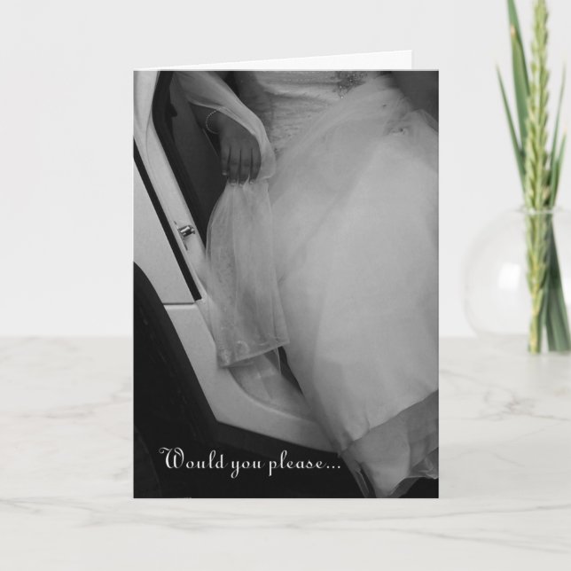 Var snäll och bjud in min bröllopsinbjudan i Värdi Inbjudan (Framsida)