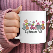 Var snäll och Christian Coffee Mugg