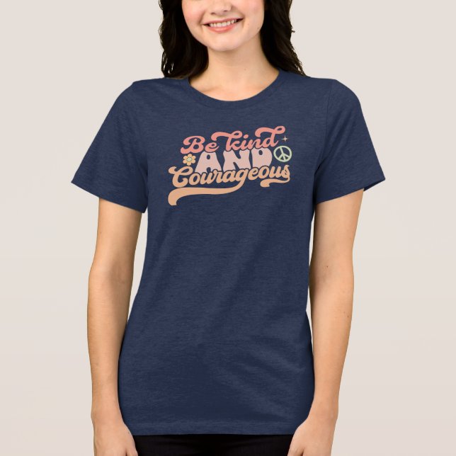 Var snäll och grumlig t shirt (Framsida)