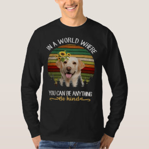 Var snäll och Hund Labrador T Shirt